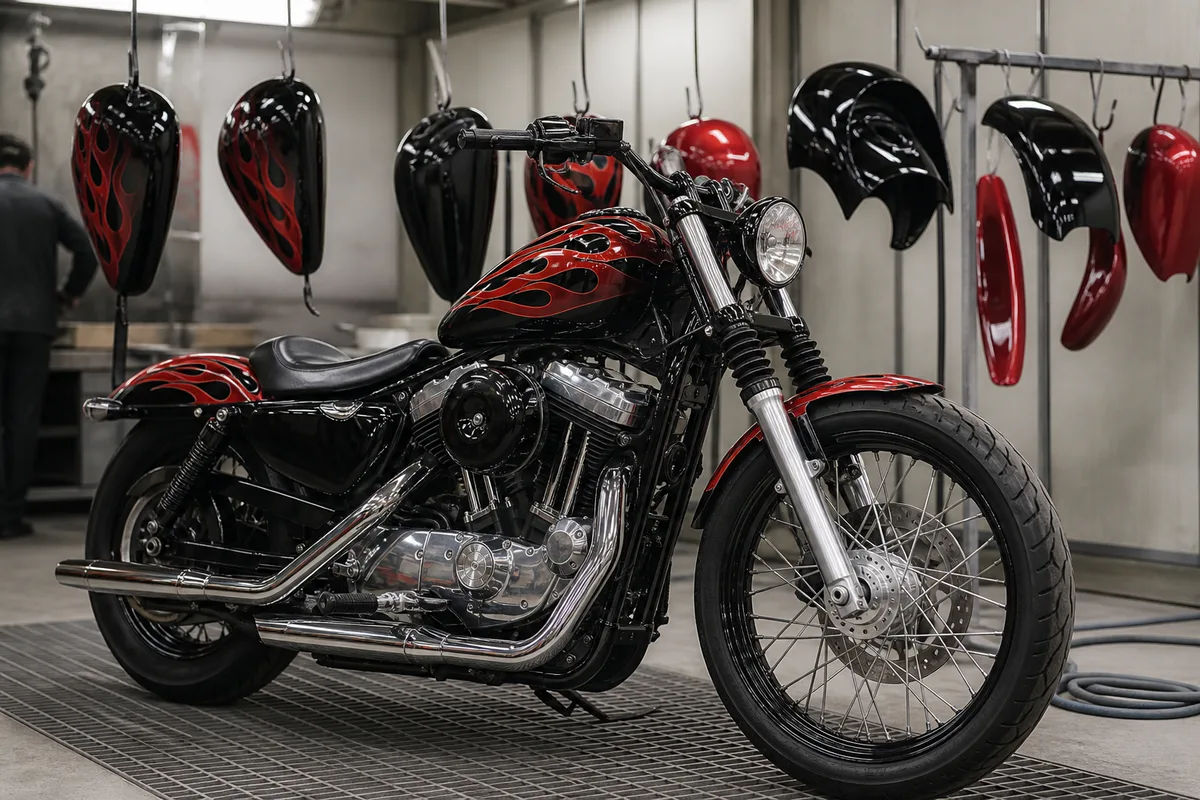 Harley-Davidson 883 Iron custom : la transformation